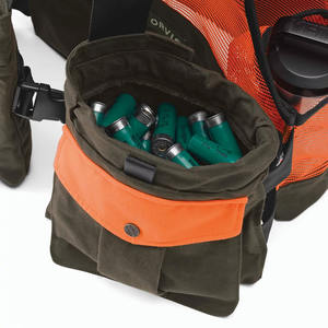 Gilet de <span class=keywords><strong>chasse</strong></span> en toile cirée pour la pêche à la mouche, multi-poches, sans manches - Product Image 6