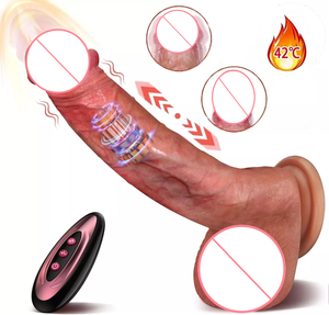 Kit de moules de luxe pour godemiché vibrant automatique en silicone de haute qualité, long et épais, avec fonction de pulvérisation, pour femmes, jouets sexuels - Product Image 1