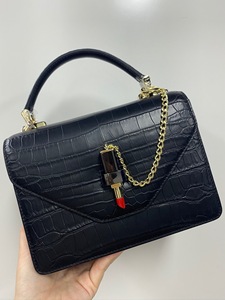 Sac à main en cuir de crocodile pour femme, sac à bandoulière en cuir de crocodile, sac à poignée supérieure en cuir de crocodile - Product Image 5