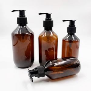 Bouteilles de gel douche en plastique PET de 300 ml et 500 ml, faciles à remplir, pour huile capillaire et shampoing domestique - Product Image 4