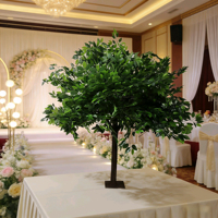 Arbre de cerisier en plastique de soie haute simulation personnalisé pour la décoration de mariage en intérieur et en extérieur Blanc Rose Durable Écologique