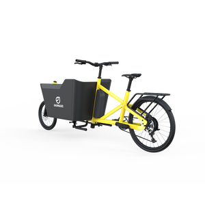 カーゴバイクKUAKE新デザイン2輪電動カーゴバイク配送eバイクカーゴアーバンファミリーロングテールキャリッジバイク - Product Image 4