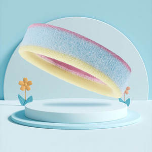 Fasce per <span class=keywords><strong>capelli</strong></span> Kid Girl palestra atletica per bambini fascia per la <span class=keywords><strong>testa</strong></span> personalizzata per sudore fascia elastica Sport Karate per il calcio del ragazzo - Product Image 3