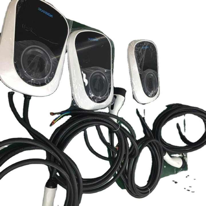 Soporte De Pared Para Cargador De Vehículos Eléctricos Con Cable Y