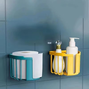 <span class=keywords><strong>Portarotolo</strong></span> <span class=keywords><strong>da</strong></span> Parete Autoadesivo Senza Foratura per Bagno e <span class=keywords><strong>Cucina</strong></span>, Contenitore per Carta Igienica - Product Image 5