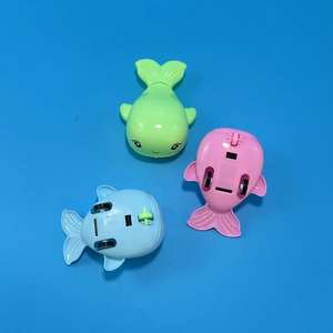 Juguete de delfín de 7.6cm con mecanismo de retroceso, lindo modelo de animal de juguete, 1 yuan, juguete infantil de vendedor callejero, venta al por mayor. - Product Image 3