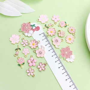 จี้รูปดอกไม้ โลหะผสมสังกะสี สำหรับงาน DIY เครื่องประดับ ของขวัญสำหรับทุกเพศ - Product Image 3