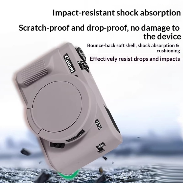 Silicone Protective Case & Sleeve for G7 X Mark II Camera-Moisture-proof 18cm*12cm*3cm Dimensions