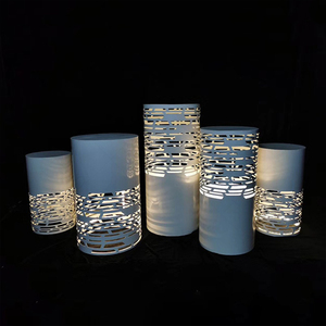 عرض ساخن لحفلات الزفاف, دعامة من الحديد اللامع لحفلات الزفاف والحلوى ، منصة حفلات الزفاف - Product Image 3