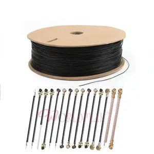 Миниатюрный мини-коаксиальный тонкий коаксиальный кабель 0,81 мм 1,13 мм 1,37 мм Соединительный кабель для антенны Соединительный кабель для IPEX UFL
