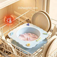 Bol pour animaux de compagnie en silicone de qualité alimentaire, à ventouse, pliable, résistant au lave-vaisselle, à alimentation lente