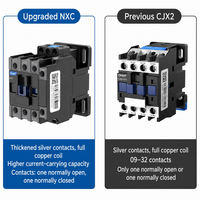 Contacteur AC CHNT NXC CJX2 monophasé 36V 220V 380V triphasé électromagnétique pour le contrôle des moteurs