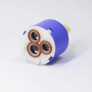 <span class=keywords><strong>Cartouche</strong></span> de robinet en céramique à trois trous K35A de haute qualité avec coque extérieure en plastique bleu, joints d'étanchéité rouges anti-fuite, haute durabilité pour salle de bain - Product Image 3