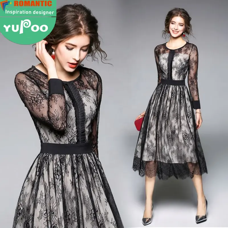 Trong Kho 2018 Mùa Xuân Dài Tay Áo Khác Trang Phục Thanh Lịch Trang Phục Giản Dị Bán Buôn Ladies Fashion Boutique