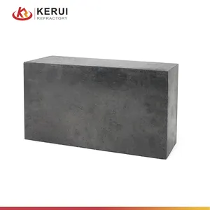 Kerui Material ignífugo de ladrillo de carbono de magnesia muy resistente al calor para campo de trabajo metalúrgico de alta temperatura