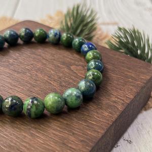 Bracelet en pierre naturelle avec perles de verre colorées pour l'expression du Chakra de la gorge, Fabricant vérifié, Gestionnaire de compte dédié - Product Image 5
