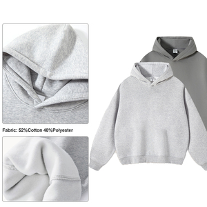 Bán Buôn Tùy Chỉnh Puff In Ấn Hoodies Áo Thun Chất Lượng Cao Unisex Trống Lông Cừu Hoodies Người Đàn Ông - Product Image 3