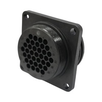 Ensemble de boîtiers de connecteurs 37 broches (206305-1 mâle et 206306-1 femelle) en plastique pour applications automobiles