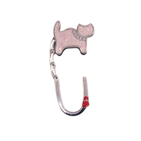 Vente directe d'usine Crochet pliable en forme de chat, un accessoire pour les portefeuilles, les sacs à main et les sacs portables de table, fonctionnant comme un support
