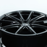 Jantes en alliage d'aluminium forgé noir brillant SRD 15-30 pouces, jantes personnalisées ET PCD pour Mercedes BMW Audi Porsche Hilux LC Maserati Tesla
