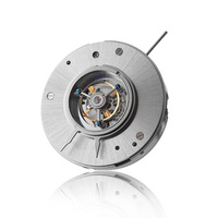 Mouvement de montre mécanique automatique de haute qualité avec tourbillon central précis, mécanisme de montre squelette, fabricant OEM personnalisé