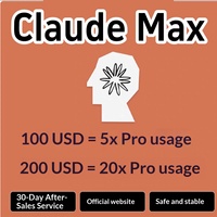Código de Cuenta de Carga Exclusiva Claude MAX, Suscripción a Membresía Oficial 4.5pro, Hecho en China