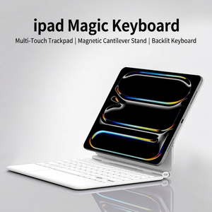 Étui Clavier Magnétique RICHISON pour <span class=keywords><strong>iPad</strong></span> <span class=keywords><strong>Pro</strong></span> 11/<span class=keywords><strong>iPad</strong></span> Air, Bluetooth 5.3, Trackpad, Clavier Sans Fil Rétroéclairé 78 Touches - Product Image 1