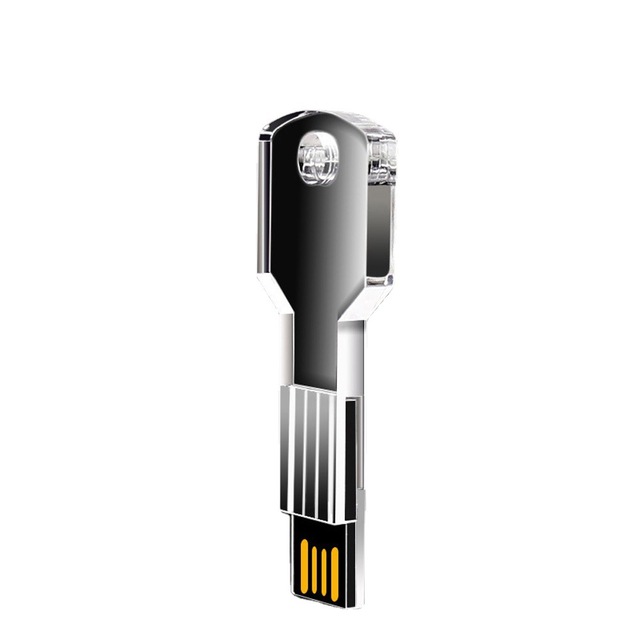 Custom Logo Key Shape USB Flash Drives 2gb 4gb 8GB 16GB 32GB 64GB 128GB High Quality USB 2.0 LED Light USB Stick Thumb Drive