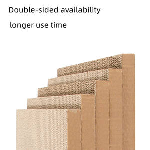 6 in 1 Tempat Tidur Penggaruk Kucing Motif Lucu Kustom dari Kertas Bergelombang, Penggaruk Kucing dari Karton, Mainan Interaktif Penggaruk Kucing - Product Image 6