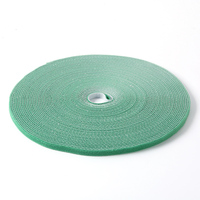 Vente en gros de bandes adhésives en nylon à double face, écologiques, vertes, 12,5 mm, résistantes, lavables, auto-adhésives, en rouleaux