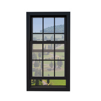Ventanas Corredizas Verticales de Doble Panel con Aislamiento Acústico, Ventanas Corredizas de Aluminio de Doble Hoja