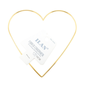 Anello in metallo a forma di cuore ILAN da 10 cm per acchiappasogni fai da te - Product Image 1