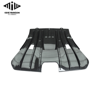 Placa Decorativa Central para Parachoques Trasero de Fibra de Carbono Seca Procesada en Autoclave con Acabado Brillante/Mate para Porsche 911 992 GT3 RS Estilo OEM
