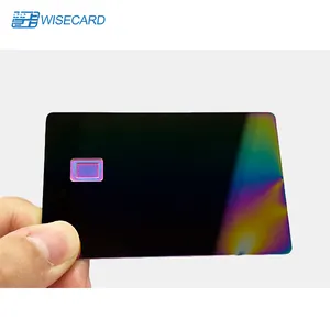 Carta di credito di debito dello specchio di stampa di seta della carta del metallo di affari di stampa di colore galvanica