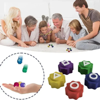 Offre Spéciale coréen Folk jeu ensembles dés fête jeu accessoires carré cercle Triangle famille pierre attraper jeu 5 pièces ensemble