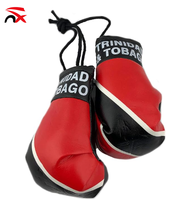 Porte-clés mini-gants de boxe personnalisés drapeau haïtien, très demandés, pour voitures