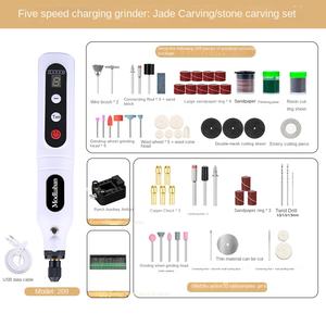 סיבוב אלחוטי חוצה גבולות, סוללת ליתיום נטענת, מהירות משתנה, דיסק חיתוך 125 מ\\\"מ, עשה זאת בעצמך, ליטוש, חריטה, פוליש - Product Image 6