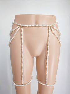 Corrente de Cintura Estilo Hip-Hop com Pérolas Douradas Ajustável para Praia, Joia Corporal, Cinto de Verão para Biquíni - Product Image 6