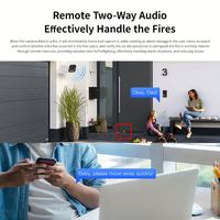 Caméra de sécurité intelligente O Kam Pro AI avec détection de fumée et d'incendie, 4G POE, détection humaine, alarme vocale, capteur CMOS, IP66, audio bidirectionnel