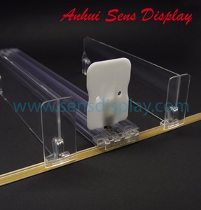 Best Seller Supermarket Adjustable Can Bottle Display <b>Plastic</b> <b>Shelf</b> Pusher Tray - Product Image 4
