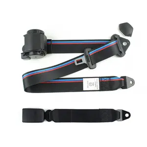 3 Point Seat Belt SAE J386 E-mark Dot Certified R200.2 High Quality Mini 3 Point ELR Safety Seat Belt