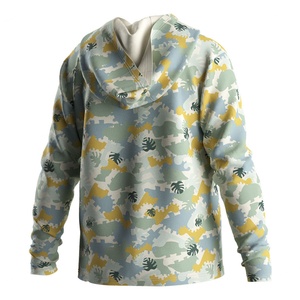 เสื้อตกปลาเด็ก ลายพราง ป้องกันแสงแดด UPF50+ มีฮู้ด - Product Image 2