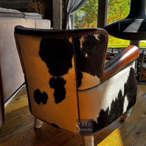 OEM ODM Mid-Century <span class=keywords><strong>Retro</strong></span> Vintage Echtleder Relaxsessel für Wohnzimmer, Schlafzimmer, Apartment, Esszimmer, Lounge, Sofa, Akzentmöbel für Zuhause - Product Image 2