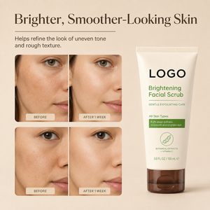 Exfoliante Facial Blanqueador de Marca Privada, Ilumina, Mejora la Piel Opaca, Mejora la Claridad de la Piel, Extracto de Soya, Para Todo Tipo de Piel - Product Image 6