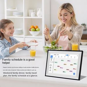 FotoCube de 15.6 Pulgadas, Calendario Inteligente con WiFi, Carga de Imágenes, Pantalla Táctil, Reloj, Reproducción de Video, Compatible con <span class=keywords><strong>MP3</strong></span>/MP4, Marco de Fotos Digital en la Nube - Product Image 4