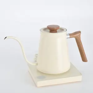 数字鹅颈电热水壶温度控制带滴水咖啡茶保温热水电热水壶鹅颈