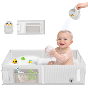 <span class=keywords><strong>Bañera</strong></span> Plegable <span class=keywords><strong>para</strong></span> Bebé, Libre de BPA, Certificada, Portátil, Plegable, <span class=keywords><strong>para</strong></span> Recién Nacidos y Niños Pequeños, Cumple con la Norma EN 17022 - Product Image 1