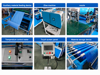 Machine de production automatique de bavoirs et de tampons dentaires non tissés à haute productivité avec PLC et moteur