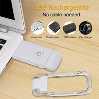 Luz de Lectura con Clip Recargable por USB, Mini Lámpara LED para Libros con Brillo Ajustable, Protección Ocular, Lámpara Pequeña Portátil para