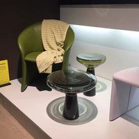 Ensemble de tables d'appoint en verre Mushroom Cloud